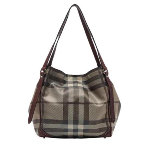 Burberry Vintage Pre-owned Laeder totevskor Brown, Dam