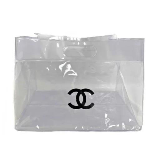 Chanel Vintage Pre-owned Plast totevskor White, Dam