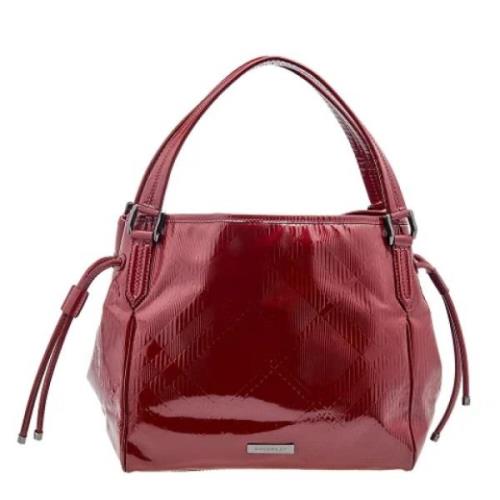 Burberry Vintage Pre-owned Laeder totevskor Red, Dam