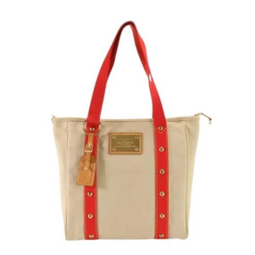 Louis Vuitton Vintage Pre-owned Laeder louis-vuitton-vskor Beige, Dam