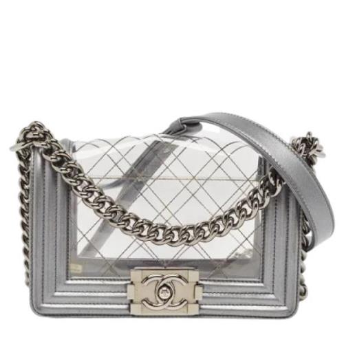 Chanel Vintage Pre-owned Laeder chanel-vskor Gray, Dam