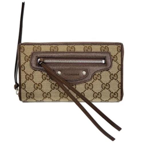 Gucci Vintage Pre-owned Canvas plnbcker Brown, Dam