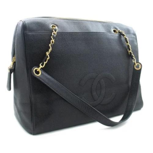 Chanel Vintage Pre-owned Laeder chanel-vskor Black, Dam