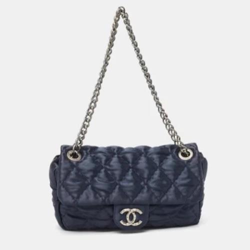 Chanel Vintage Pre-owned Tyg chanel-vskor Blue, Dam