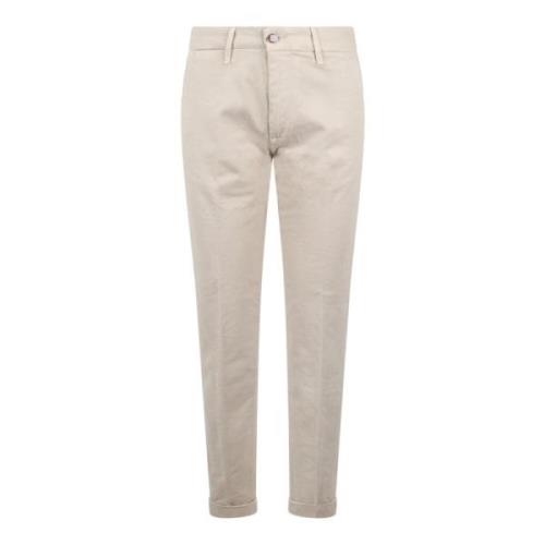 Re-Hash Slim Fit Chino Byxor Beige, Herr