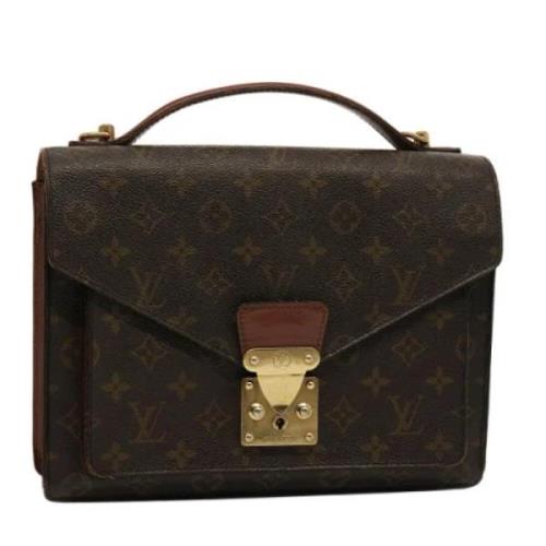 Louis Vuitton Vintage Pre-owned Canvas louis-vuitton-vskor Brown, Dam