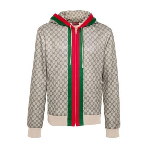 Gucci Signatur GG Supreme Print Jacka Multicolor, Herr