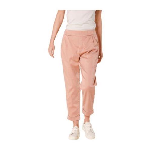 Mason's Rosa Chino Joggerbyxor Vår-Sommar 2024 Pink, Dam