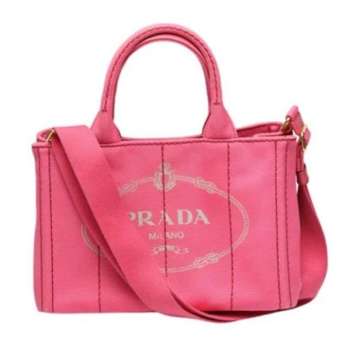 Prada Vintage Pre-owned Denim totevskor Pink, Dam