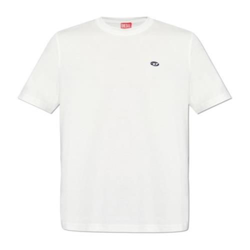 Diesel T-shirt T-Adjust-Doval-Pj White, Herr