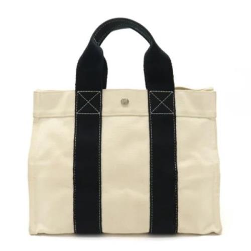 Hermès Vintage Pre-owned Canvas totevskor Beige, Dam