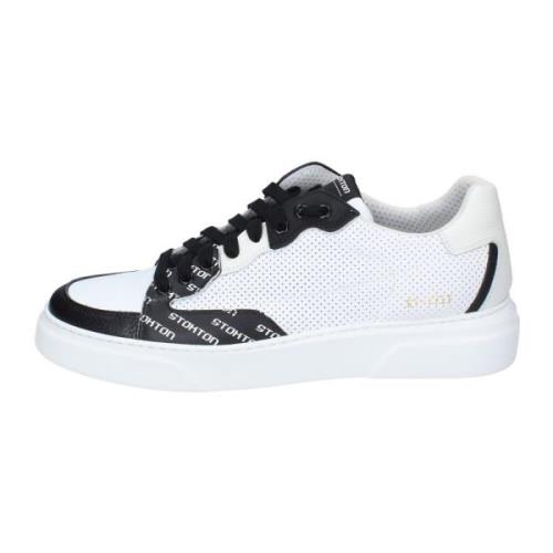 Stokton Läder Herr Sneakers White, Herr