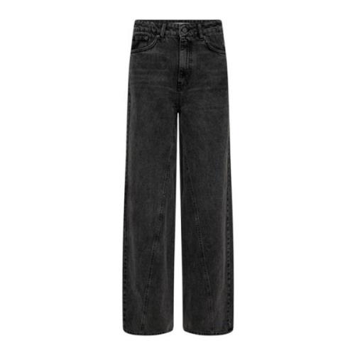 Co'Couture Wide Seam Jeans 96-Black Black, Dam