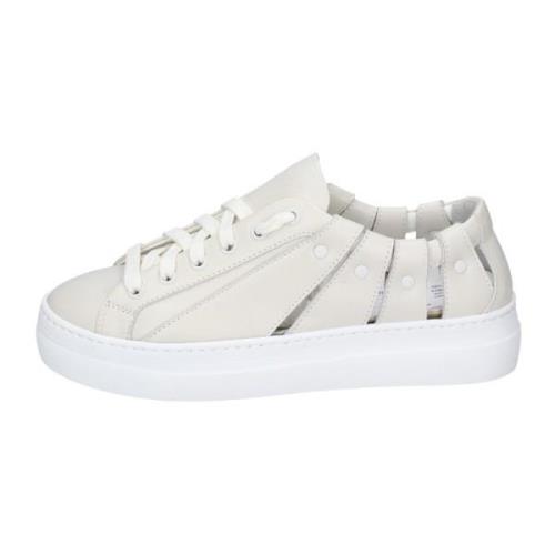 Stokton Läder Damsneakers Stiliga Skor White, Dam