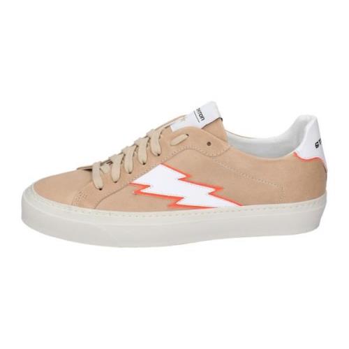 Stokton Läder Herr Sneakers Beige, Herr