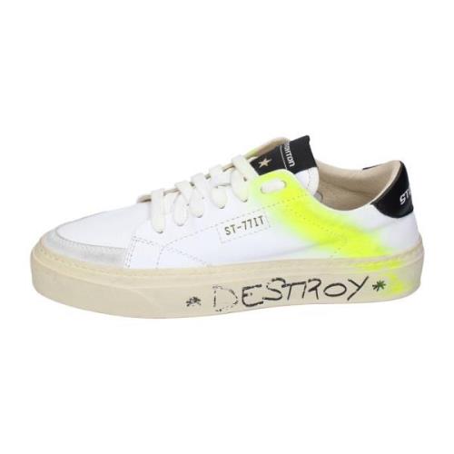 Stokton Läder Damsneakers Snygga Skor White, Dam