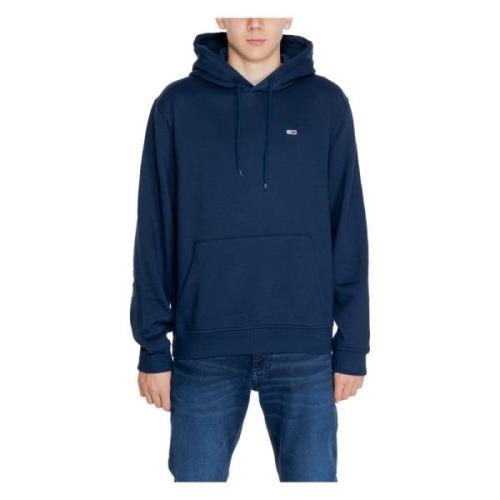 Tommy Hilfiger Blå Hoodie Herr Höst/Vinter Blue, Herr