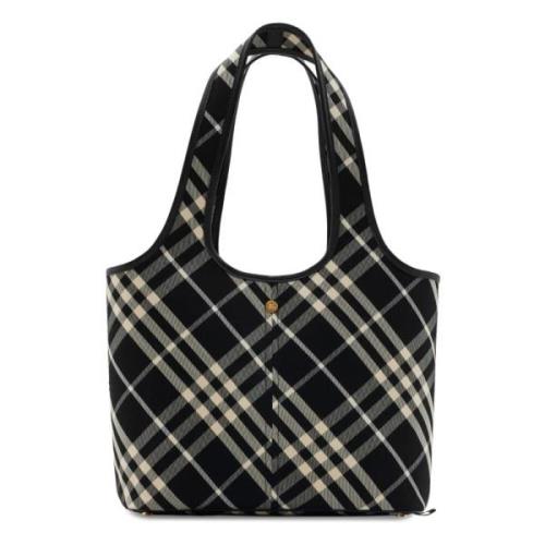 Burberry Svart Calico Toteväska Multicolor, Dam