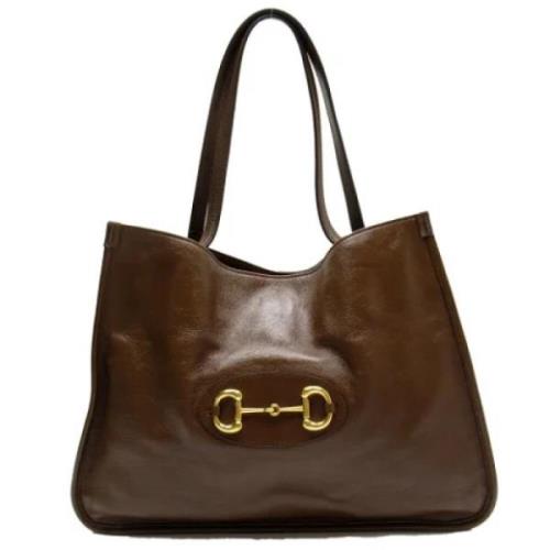 Gucci Vintage Pre-owned Laeder gucci-vskor Brown, Dam