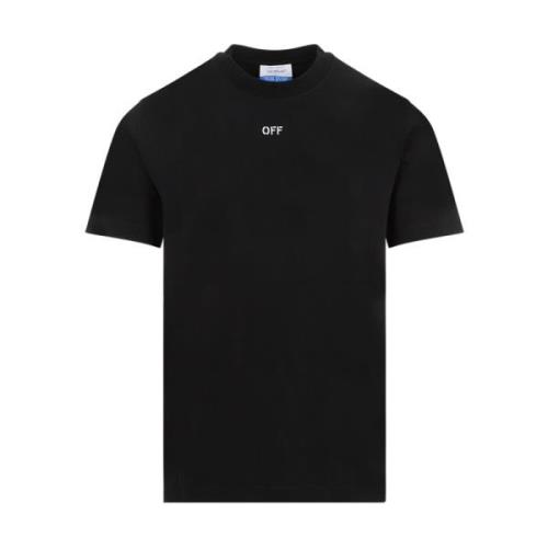 Off White Svart Pil Logo T-shirt Black, Herr