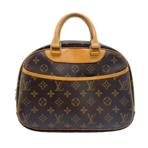 Louis Vuitton Vintage Pre-owned Canvas handvskor Brown, Dam