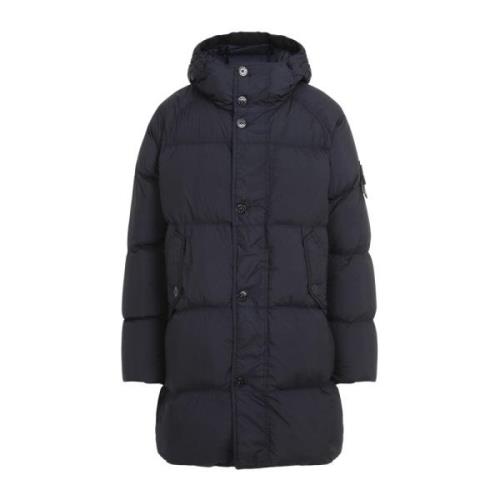 Stone Island Svart Jacka Aw24 Herrmode Blue, Herr