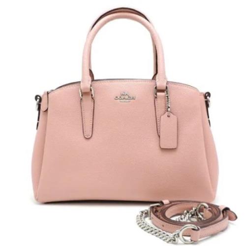 Coach Pre-owned Pre-owned Laeder handvskor Pink, Dam