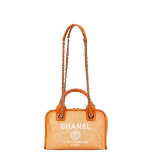 Chanel Vintage Pre-owned Laeder chanel-vskor Orange, Dam