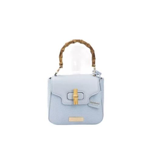 Baldinini Trendig Ljusblå Crossbody Väska med Logofodral Blue, Dam