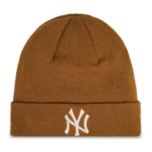 New Era Brun Yankees League Cuff Beanie Brown, Unisex