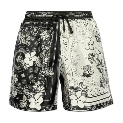 Amiri Sidenshorts Black, Herr