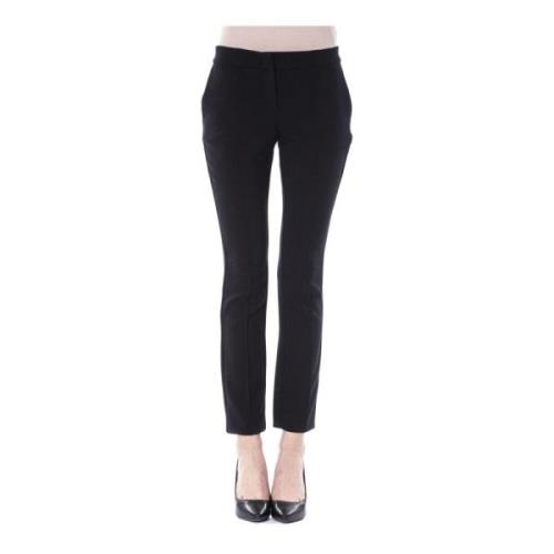 Byblos Skinny Svart Polyester Jeans Pant Black, Dam