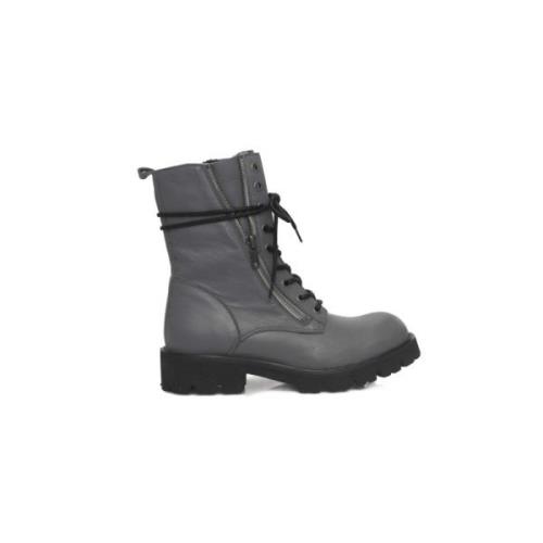 Cerruti 1881 Läder Ankelboots med Gummisula Gray, Dam