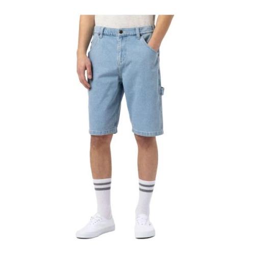 Dickies Denim Shorts för Män Blue, Herr