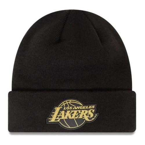 New Era Lakers Metallic Badge Beanie Black, Unisex