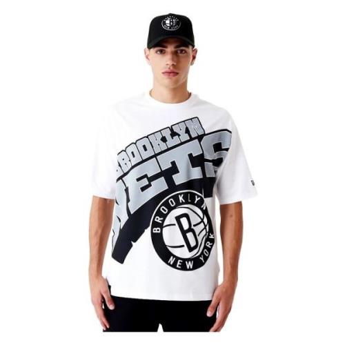 New Era NBA Nets Vit T-shirt White, Herr