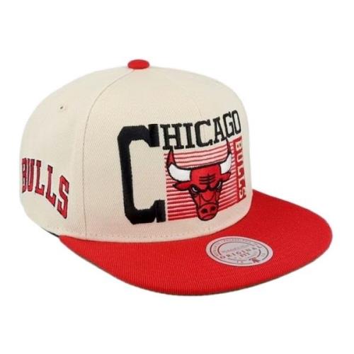 Mitchell & Ness Vit Bulls Speed Zone Snapback Keps Multicolor, Herr