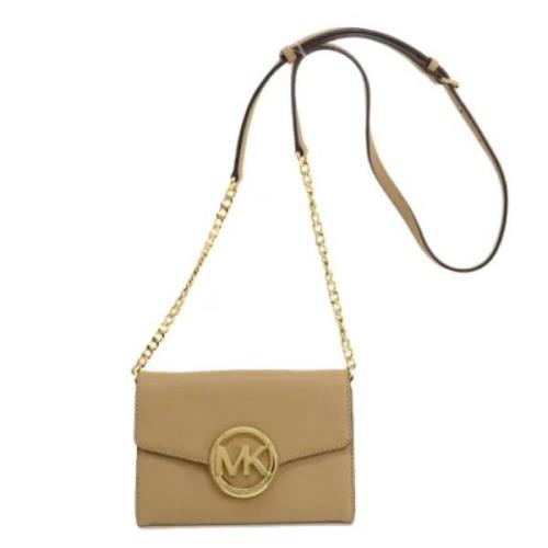 Michael Kors Pre-owned Pre-owned Plast plnbcker Beige, Dam