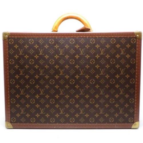 Louis Vuitton Vintage Pre-owned Tyg handvskor Brown, Dam