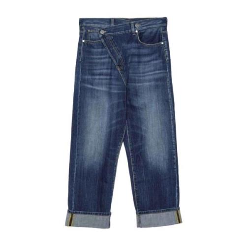 Gaëlle Paris Klassiska Straight Jeans Blue, Dam