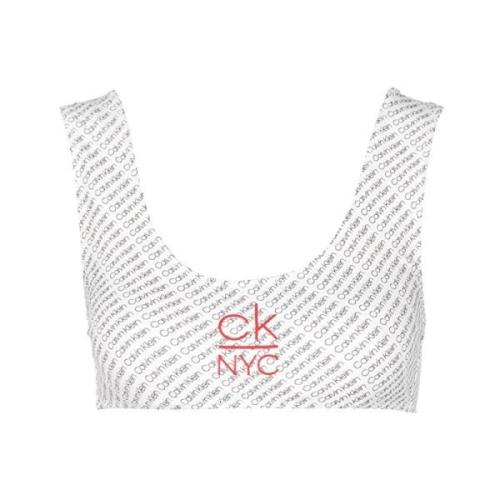 Calvin Klein Ärmlös Top White, Dam