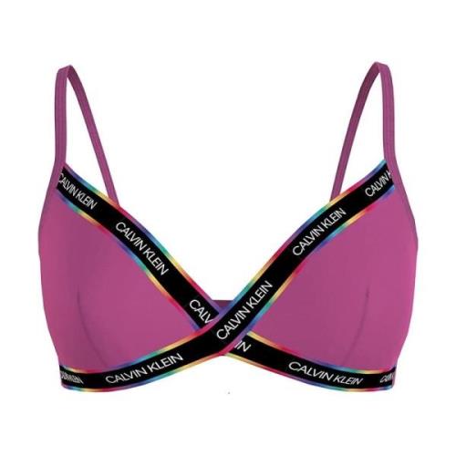 Calvin Klein Stiligt Bikini Topp Pink, Dam