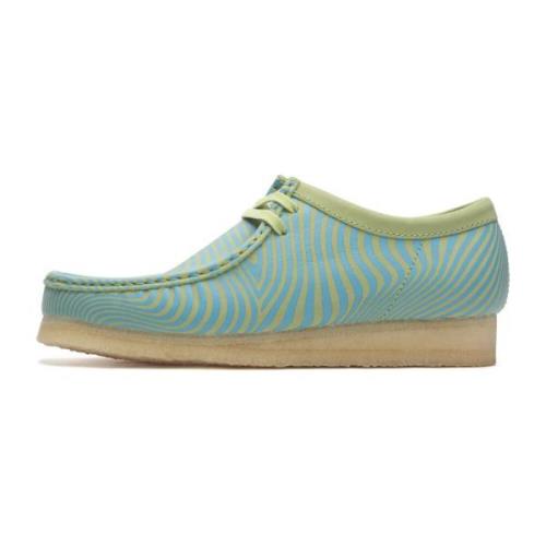 Clarks Originals Wallabee Stiliga Bekväma Skor Blue, Herr