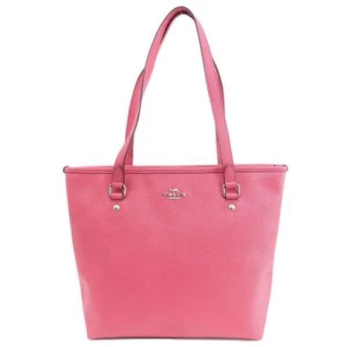 Coach Pre-owned Pre-owned Laeder totevskor Pink, Dam