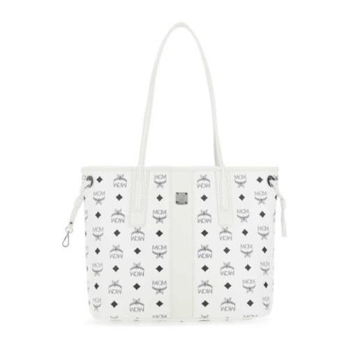 MCM Reversible Liz Shopping Bag White, Dam