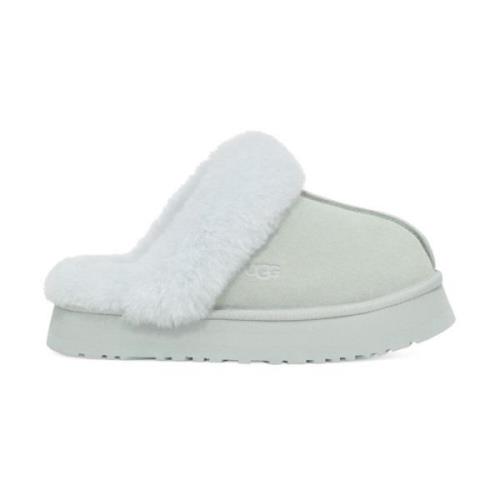 UGG Mysig Slipper Disquette Stil White, Dam