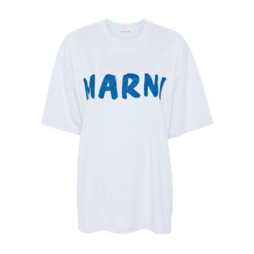 Marni Stilfull T-shirt Kollektion White, Dam