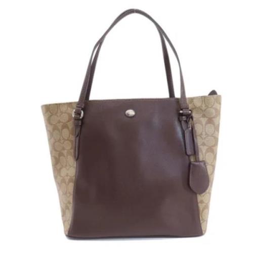 Coach Pre-owned Pre-owned Plast totevskor Brown, Dam