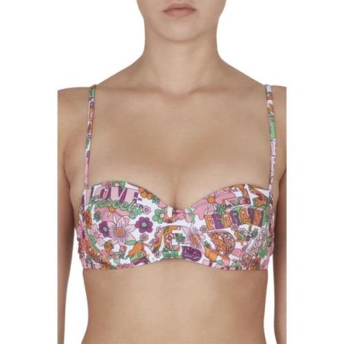 Chiara Ferragni Collection Stilren Bikini Topp Multicolor, Dam