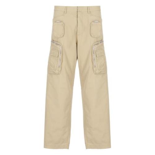 Dsquared2 Beige Cargo Byxor Beige, Herr